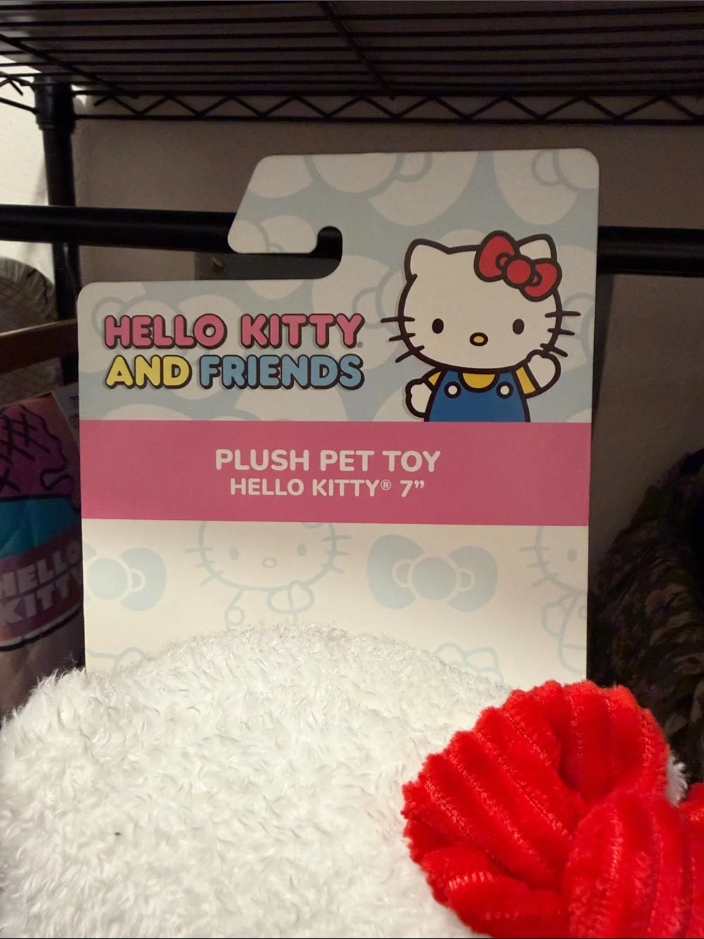 Hello Kitty Plush — White, Blue, Red